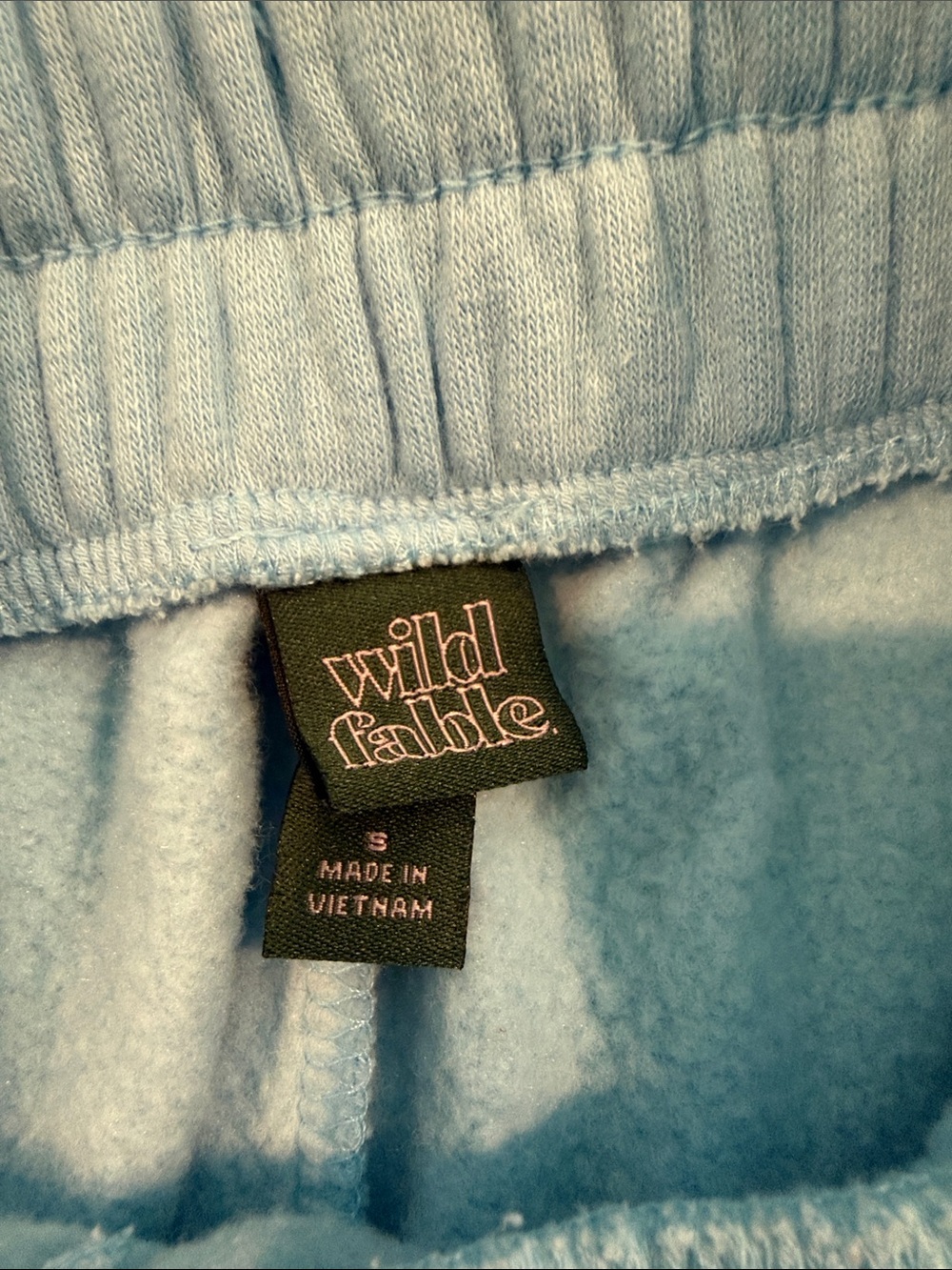 Like New Wild FableLight Blue Drawstring Athletic Lounge Shorts - Picture 2 of 4